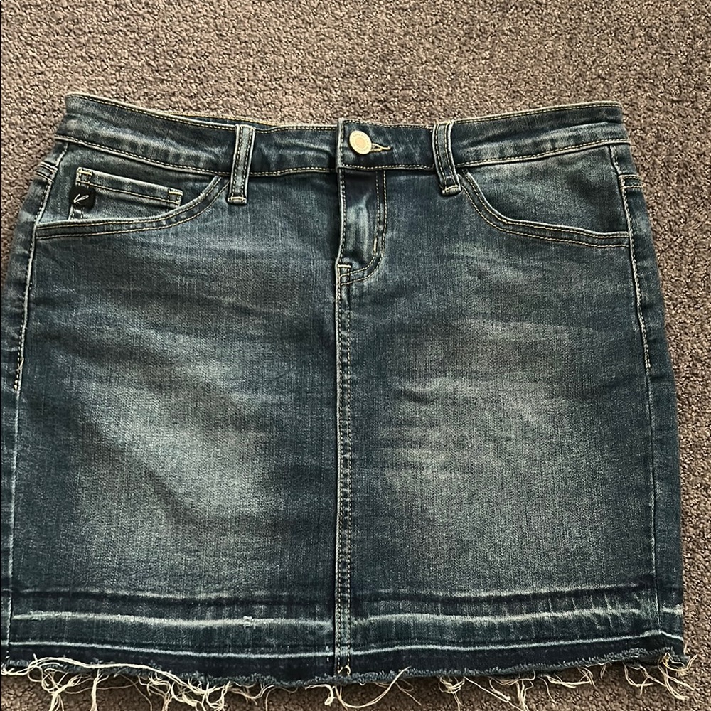 KanCan Blue Mini Pencil Skirt Casual